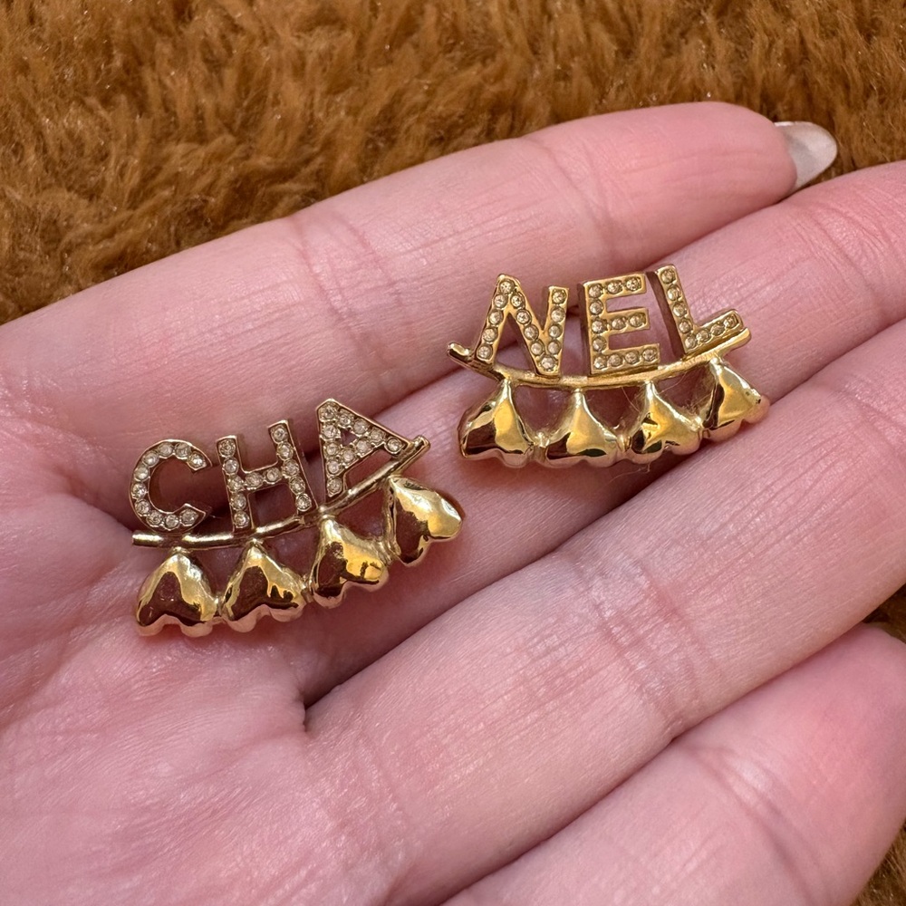 Chanel Gold Earrings